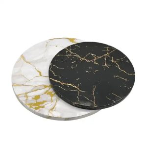 Marble Cake Board Round