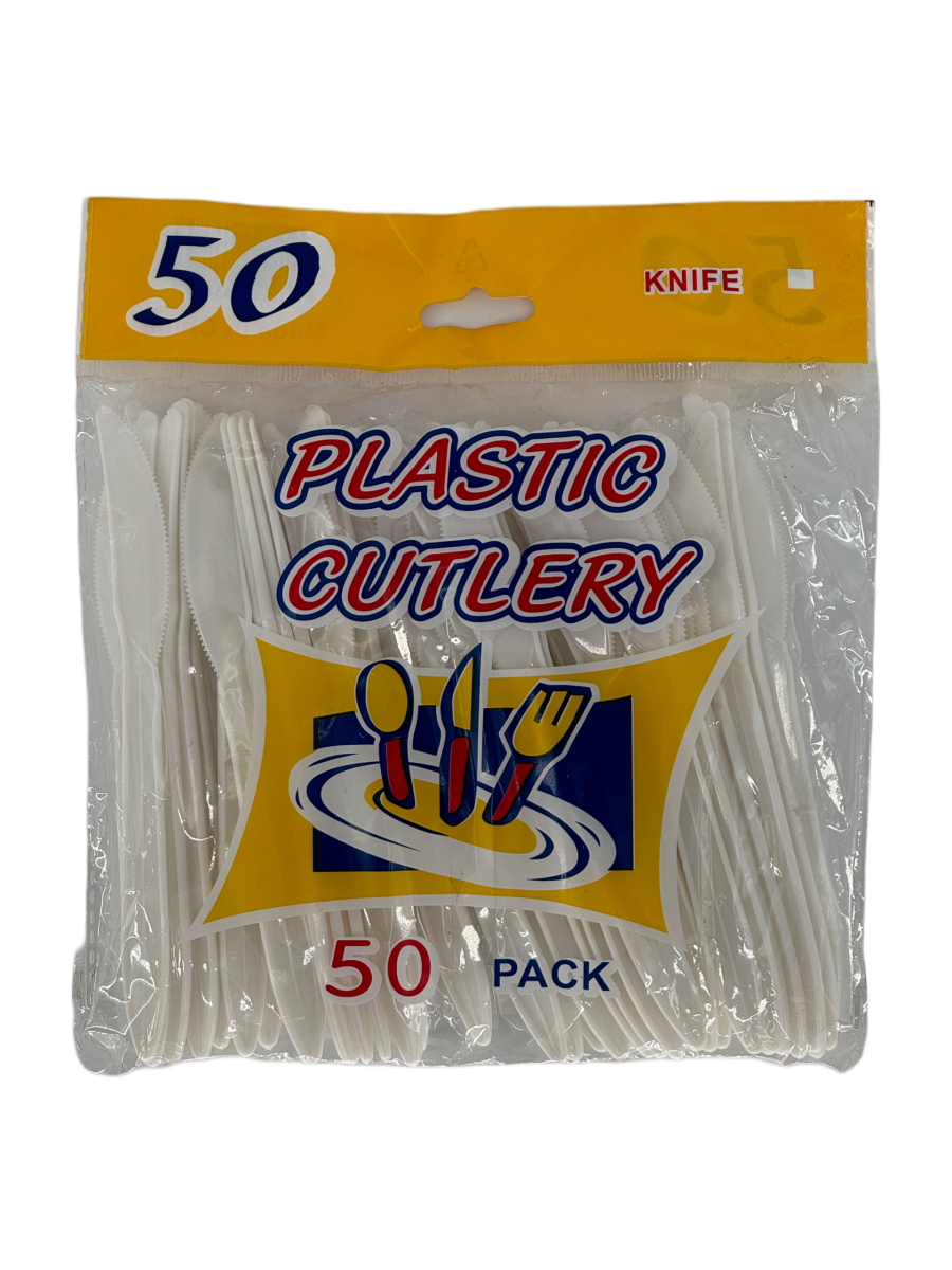 Plastic Knife White