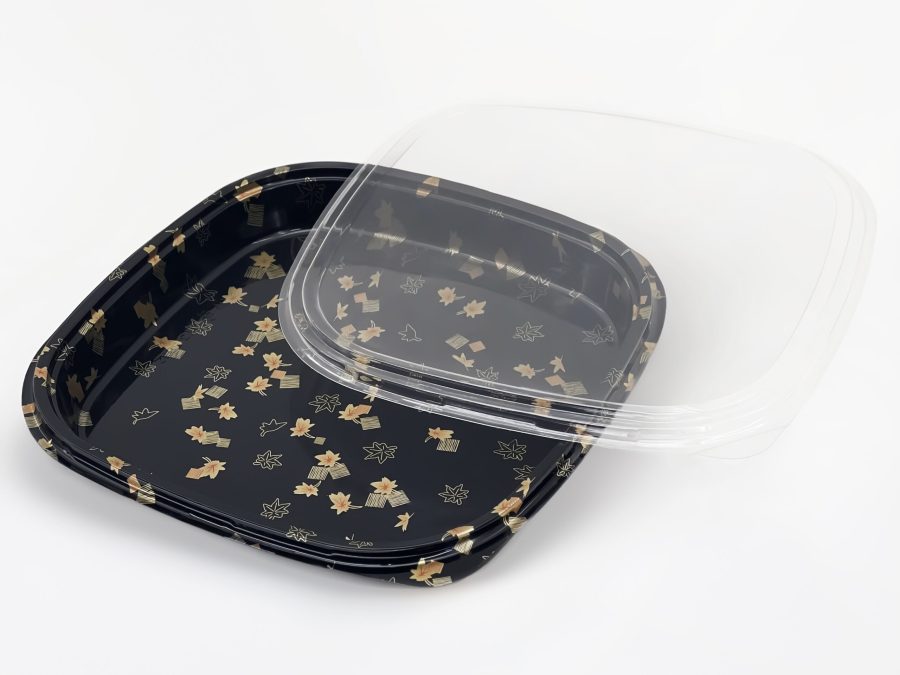 Square Black Confectionary Tray