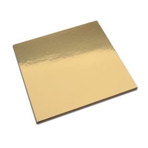 Gold Cake Board Square