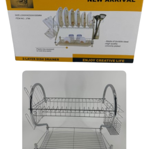 Stainless Steel Dish Rack 2tier