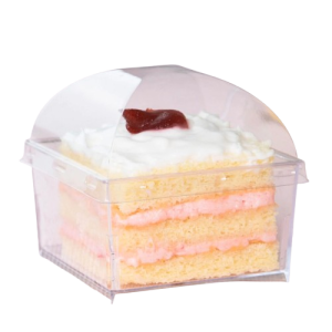 Acrylic Dessert Cup 69x69x40 - 150 ML - 10 Pieces