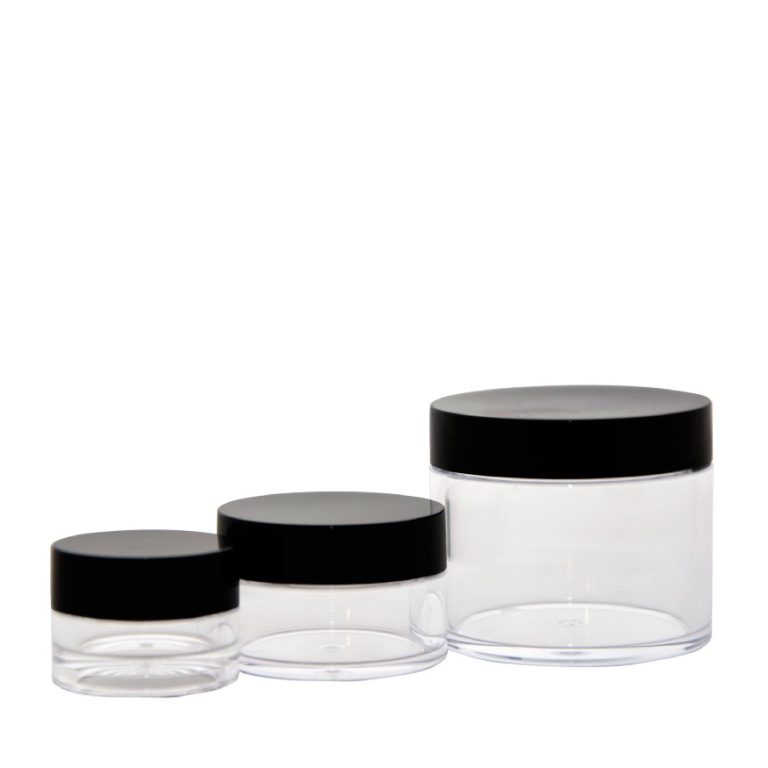 Clear-Plastic-Jar-With-Black-Lid-Single-Walled_group