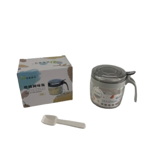 Glass Jar + Handle + Spoon