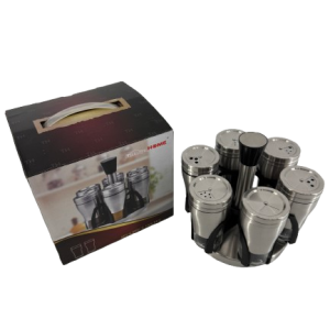 Totally Home Glass spice jar set 7 Piece