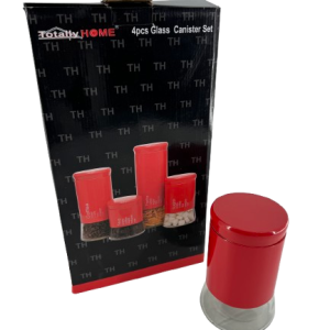 Canister Set Royal Homeware Metal 4 Piece