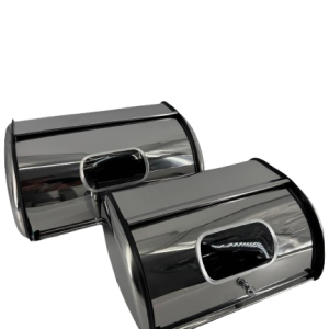 Stainless Steel Leopard Breadbin