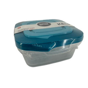 Plastic Lunchbox Square 4pc