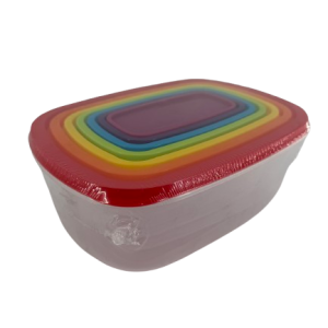Plastic Container Rectangle 7pc