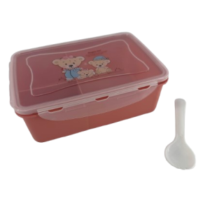 Plastic Lunchbox+Spork