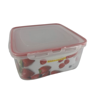 Plastic Clip Container Square 5pc