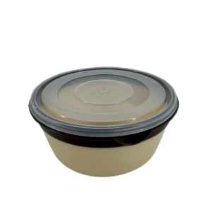 Plastic Lunchbox Round 1lt