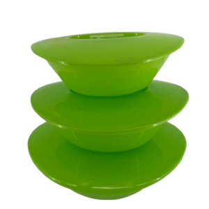 Plastic Bowl+Lid Oval 3pc