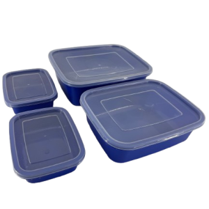 Plastic Lunchbox 4pc