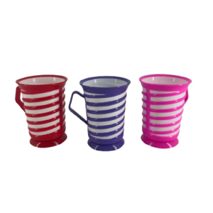 Plastic Mug Striped Large
