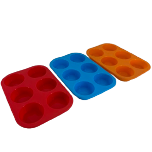 Silicone Muffin Mold 6Cup
