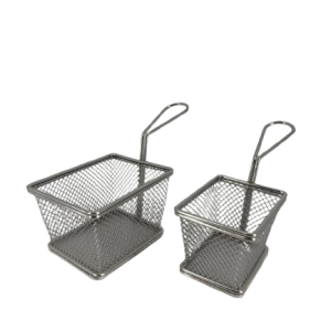 Stainless Steel Fryer Basket Asst