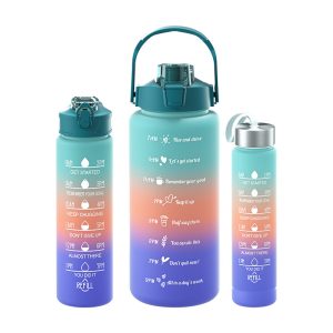 Plastic Water Bottle 3pc 300ml/900ml/2lt