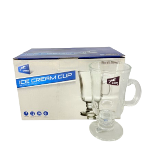 G-Horse Glass Ice Cream Cup 6 Piece