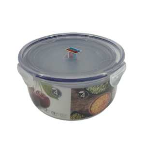 Plastic Clip Container Round 5pc