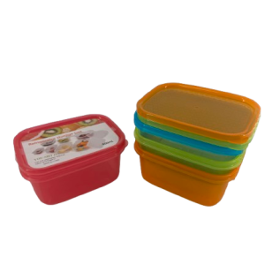 Plastic Lunchbox Combo 4pc