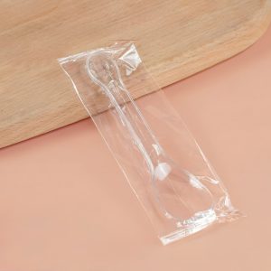 Plastic Ice Cream Spoon 50's Clear