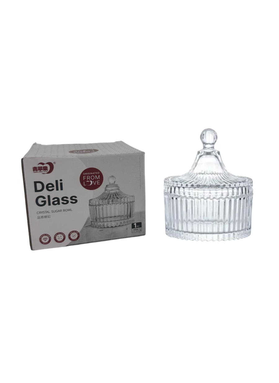 Glass Sugar Bowl