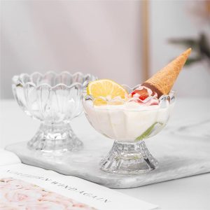 Glass Ice Cream Bowl N1 6's