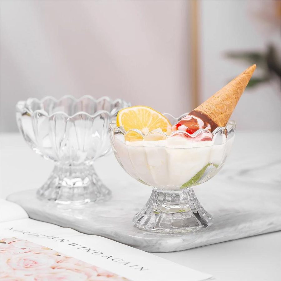 Glass Ice Cream Bowl N1