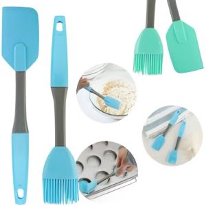 Silicone Spatula Brush Set 2pc