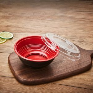 Plastic PP Bowl And Lid 550ml JB550 10's