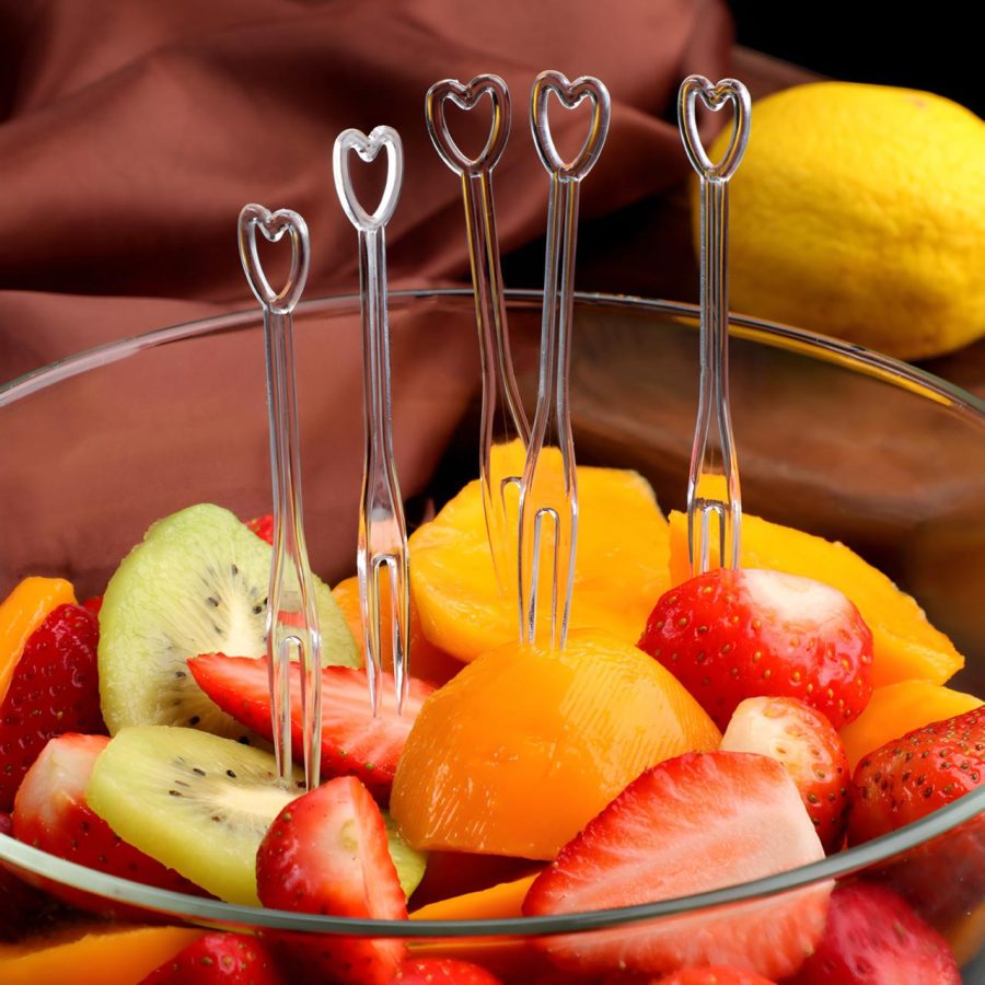 Plastic Fruit Broach Heart 90mm