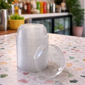 PET Cup Lids Dome 50's
